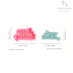 Силіконовий молд "Happy Birthday"