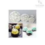 Кондитерські вирубки “Сніжинка Оленячі Ріжки", 3 шт