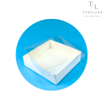 Коробка з прозорою кришкою 20х20х6 см