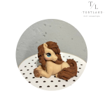 Шоколадна фігурка "Коник №1 беж-коричневий"