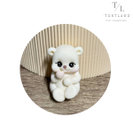 Шоколадна фігурка "Ведмедик міні 2д білий"