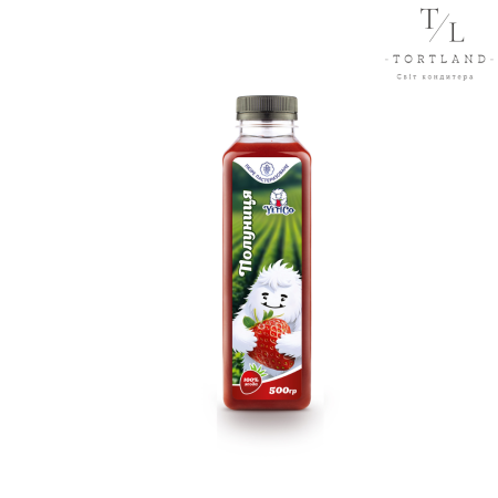 YetiCo Полуниця пюре пастеризоване, 0.5 кг