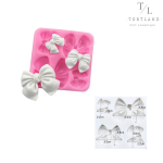 Cиліконова молд “Бантики 4 шт"