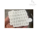 Силіконовий молд "Алфавіт Ералаш" 1 см