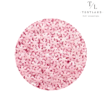 Посипка “Сніжинки перламутрові рожеві",  50 г