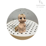 Шоколадна фігурка "Дракончик коричневий"