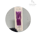 Набір свічок хвилясті 15 см, 12 шт фуксія