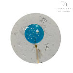 Льодяник ізомальт круглий синій