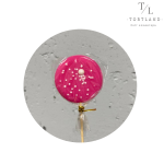 Льодяник ізомальтова карамель яскраво-рожевий