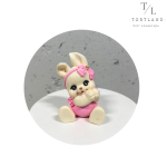 Фігурка "Зайка з пов'язкою рожева"