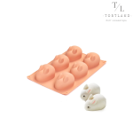 Силіконова форма для євродесертів "Кролики"