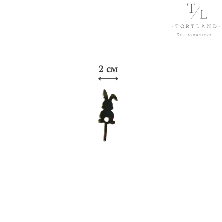 Акрил "Силует зайчик"