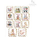 Медово-імбирний пряник квадратний до Великодня (44 г), 1 шт