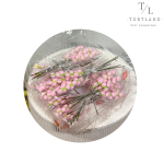 Цукрова прикраса "Мімоза рожева", 5 гілочок