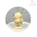 Шоколадна фігурка "Ведмедик зі золотим подарунком" О