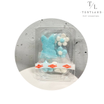 Прикраса "Зайчик цукровий блакитний"