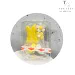 Прикраса "Зайчик цукровий жовтий"