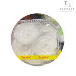 Набір ваф. декору "Троянди великі білі",  7 шт