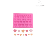 Силіконовий молд "Сердечка 34 шт"