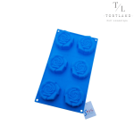 Силіконова форма " Троянда 6 шт"