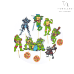 Набір цукрових топерів "Черепашки Ніндзя"