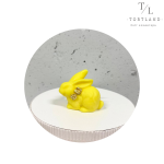 Шоколадна фігурка "Зайка силует жовтий"