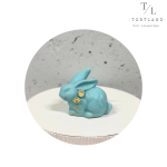 Шоколадна фігурка "Зайка силует блакитний"