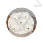 Вафельна трояндочка з золотою серединкою, 5 шт