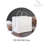 Пакет білий 32х22х24,5 см, 1 шт