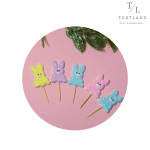 Цуукрова прикраса "Зайчик кольоровий", 1 шт