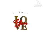 Акриловий топер "lOVE" №274