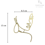 Акриловий топер "Силует жінки" №51