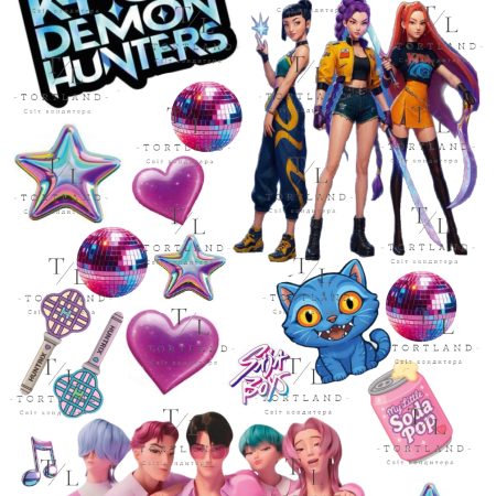 Макет "Kpop demon hunters"