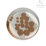Шоколадні прикраси "Гудзики коричневі, 18 шт"