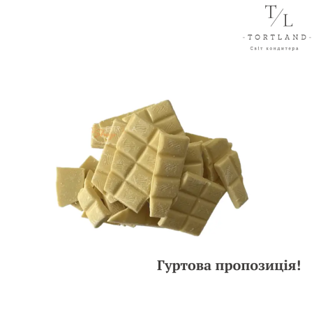 Білий шоколад в болванках ТМ MIR 27% ( Україна), 10 кг