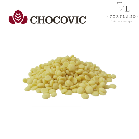 Какао-масло дезодороване в калетах ТМ Chocovic, 100 г