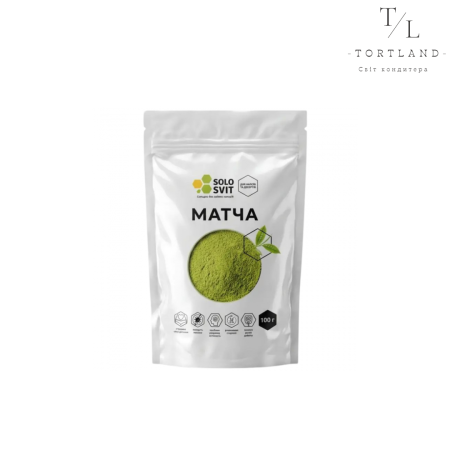Чай Матча органік преміум  ТМ SOLOSVIT, 100 г